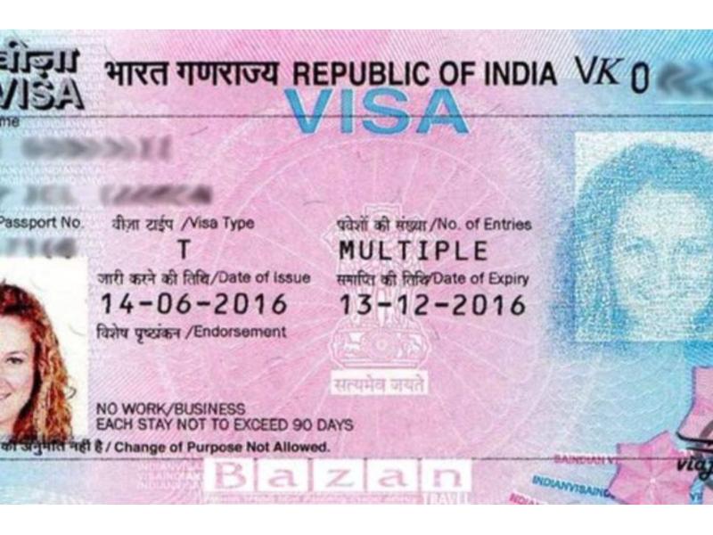 Thời gian hiệu lực của các loại visa của Ấn Độ